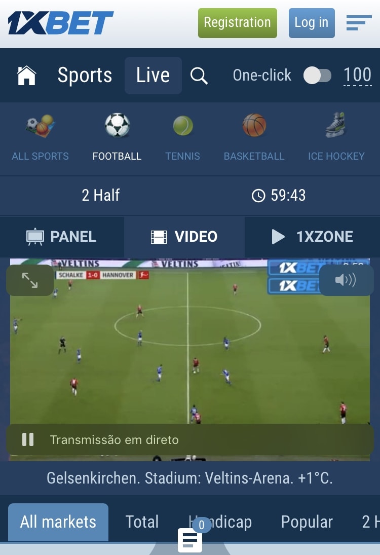 1xbet stream